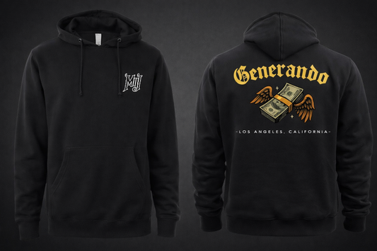 “GENERANDO” Rhinestone Hoodie